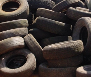 pile of tires
